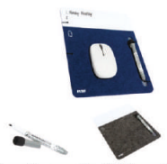 Mouse Pad With Writing Pad